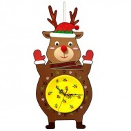 [만들기]크리스마스 루돌프 벽걸이시계 만들기