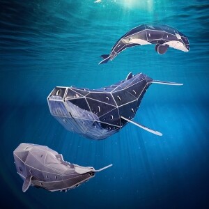 고래 3종 만들기 택1 - 혹등고래, 향유고래, 범고래